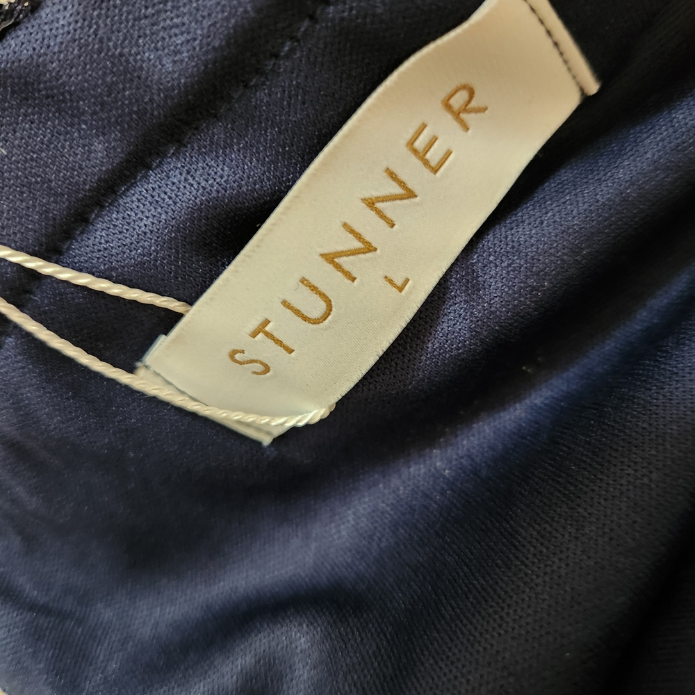 Stunner Boutique Liana Sequin Gown - Navy Blue (L) - Picture 11 of 11
